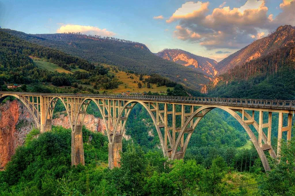 Pont de Durdevica Tara, Monténégro