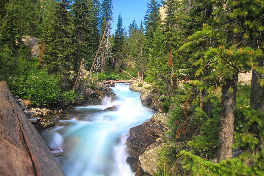 Hidden Falls (Wyoming), États-Unis