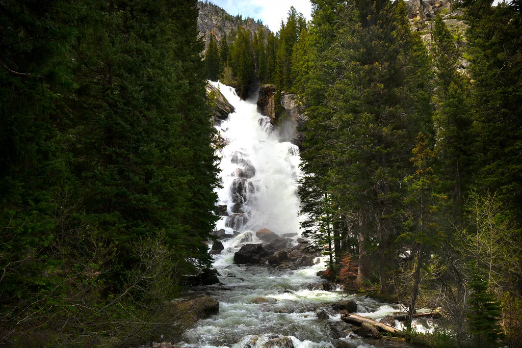 Hidden Falls (Wyoming), États-Unis