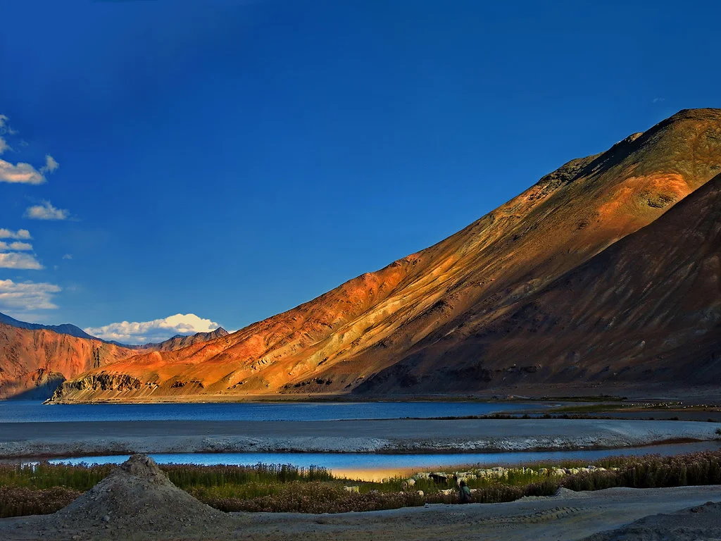 Lac Pangong, Inde, Chine