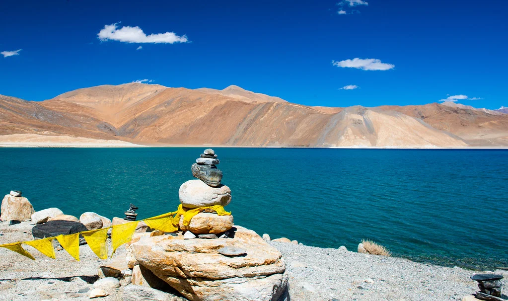 Lac Pangong, Inde, Chine