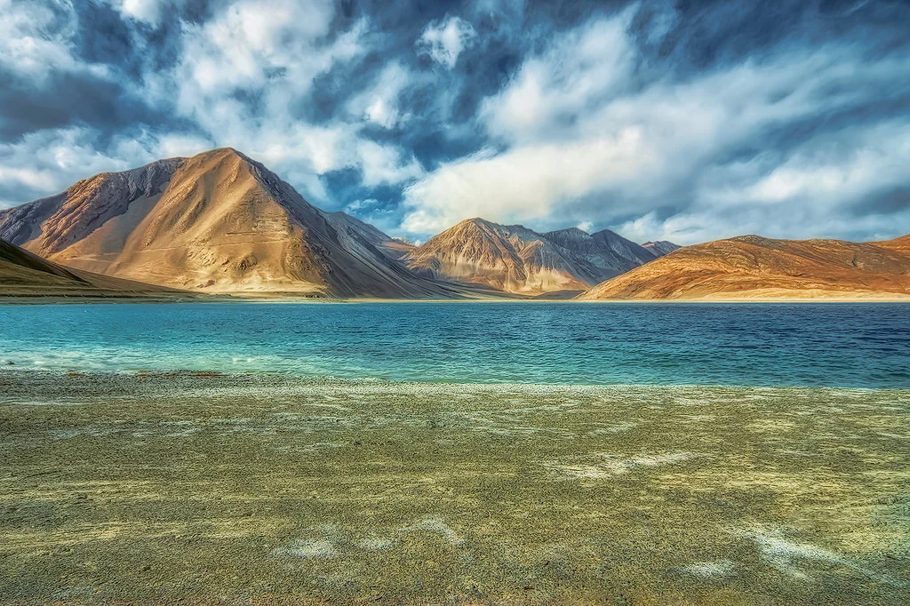 Lac Pangong, Inde, Chine
