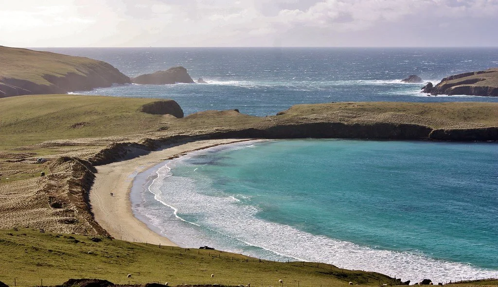 Spiggie Beach, Écosse