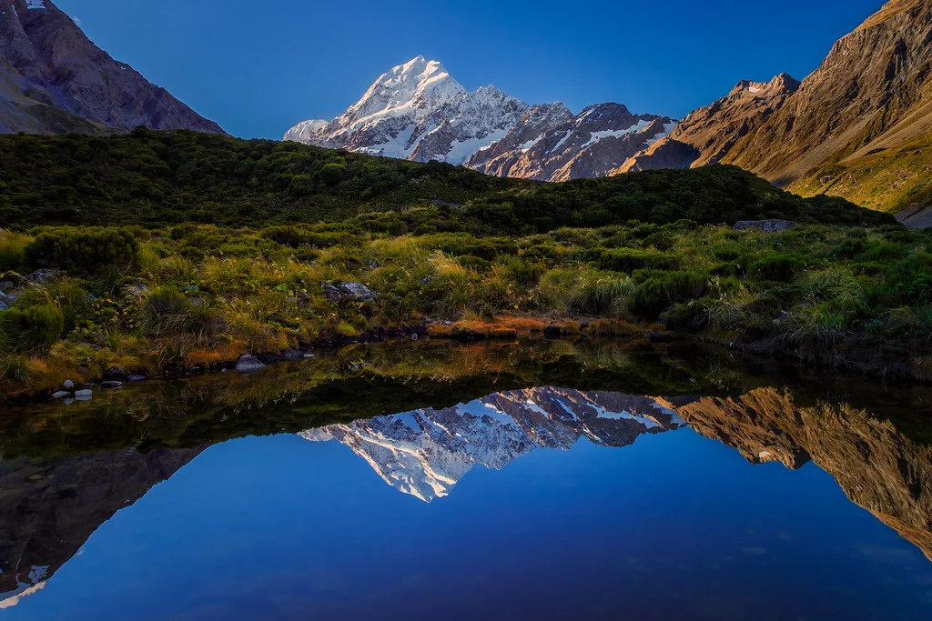 Hooker Valley track, Nouvelle-Zélande