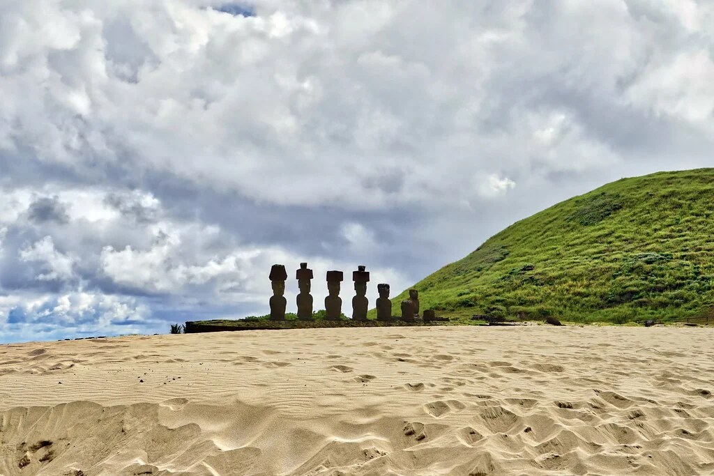 Anakena, Chili, Île de Pâques