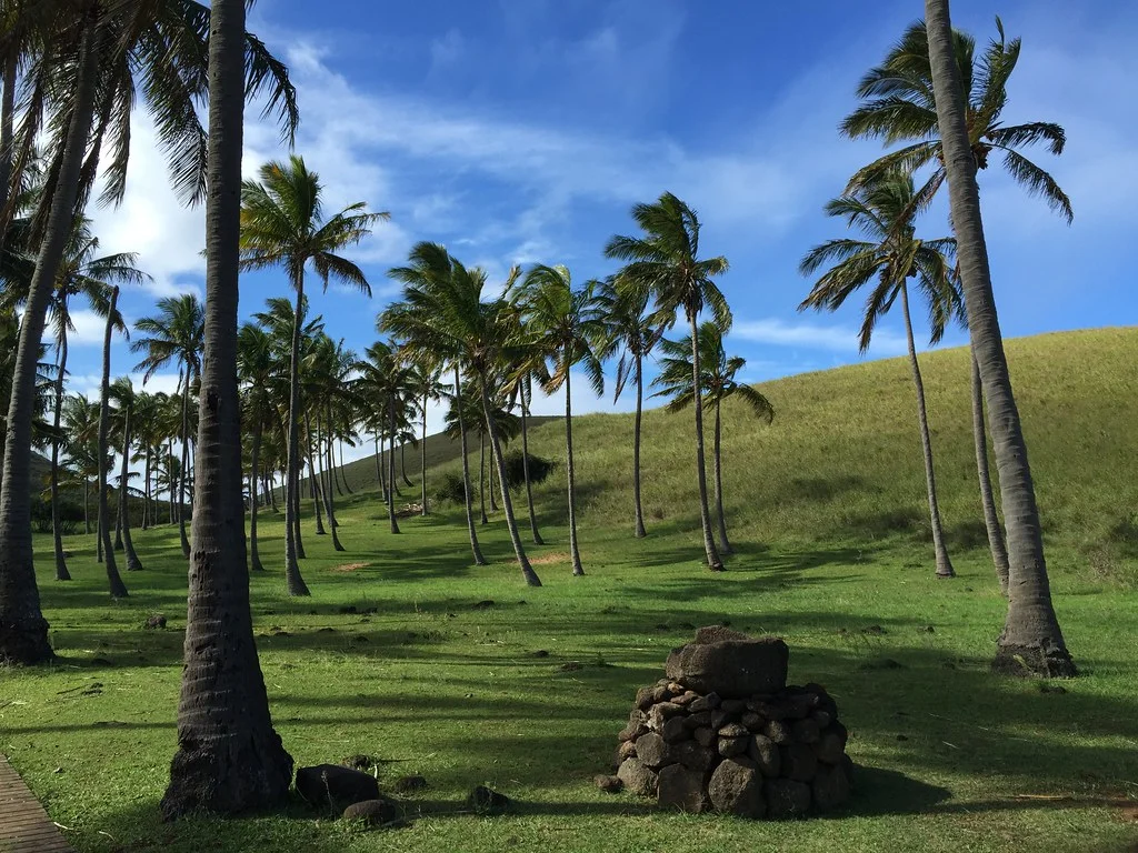 Anakena, Chili, Île de Pâques