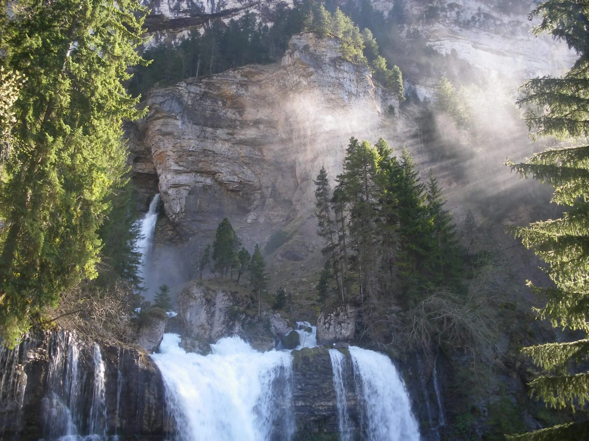 Cascade du Cirque de Saint Même, France