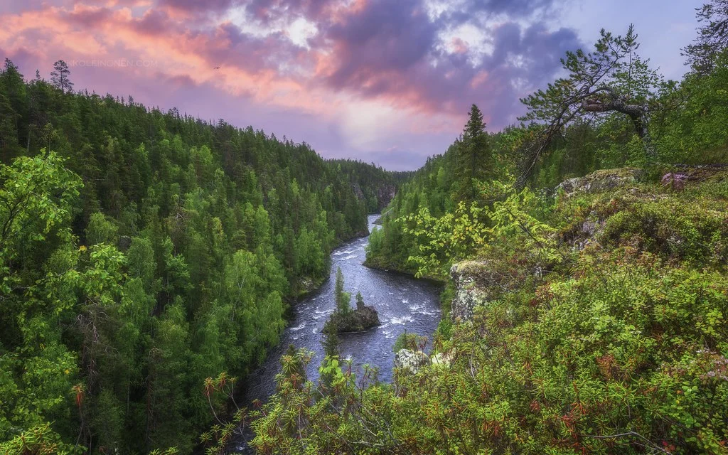 Kitkajoki, Finlande