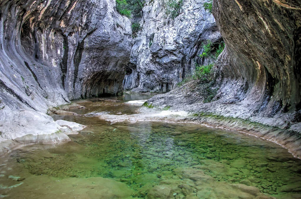 Concluses de Lussan, France