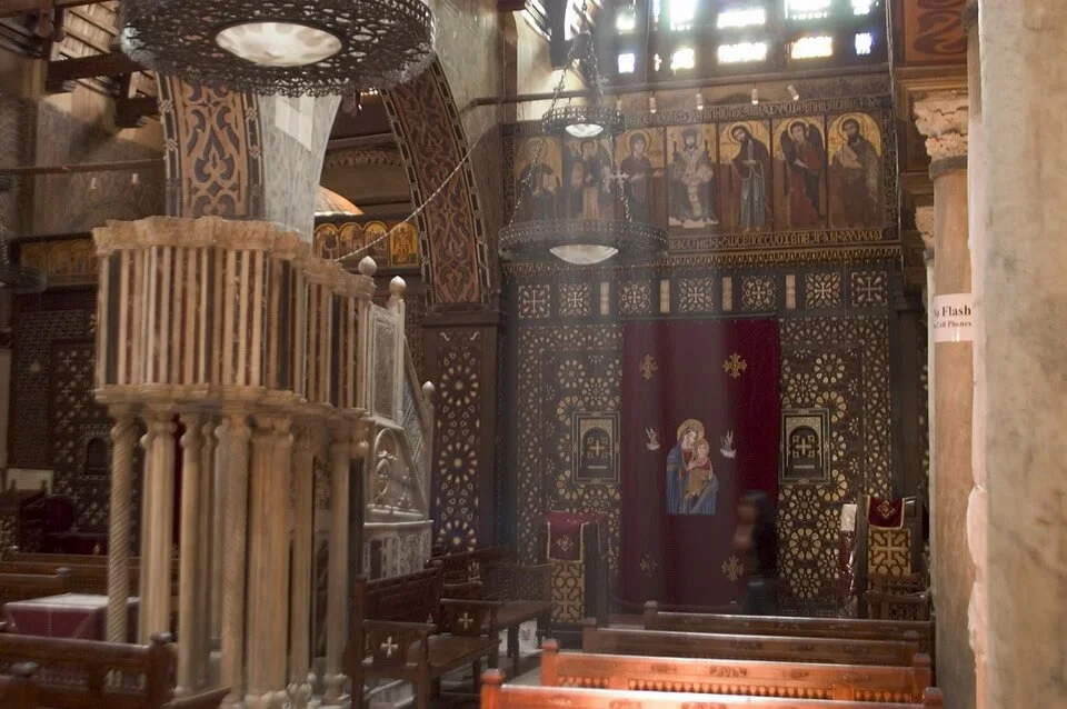 L’église suspendue, Égypte