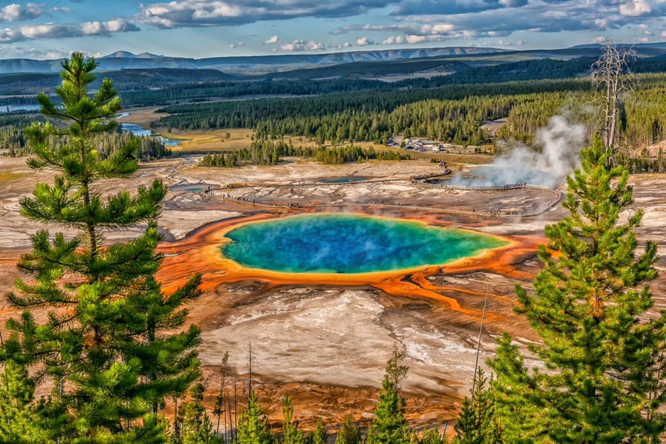 Midway Geyser Basin, États-Unis