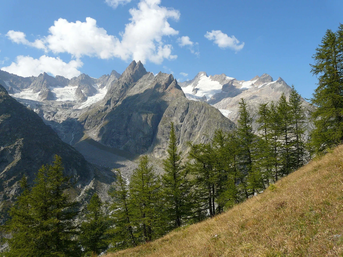 Glacier de Triolet, Italie