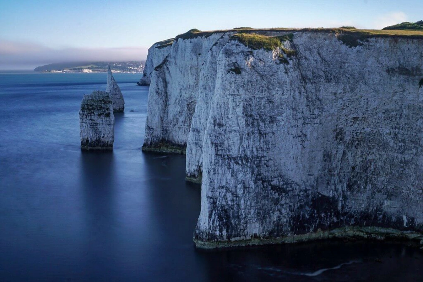 Rochers du vieil Harry, Angleterre