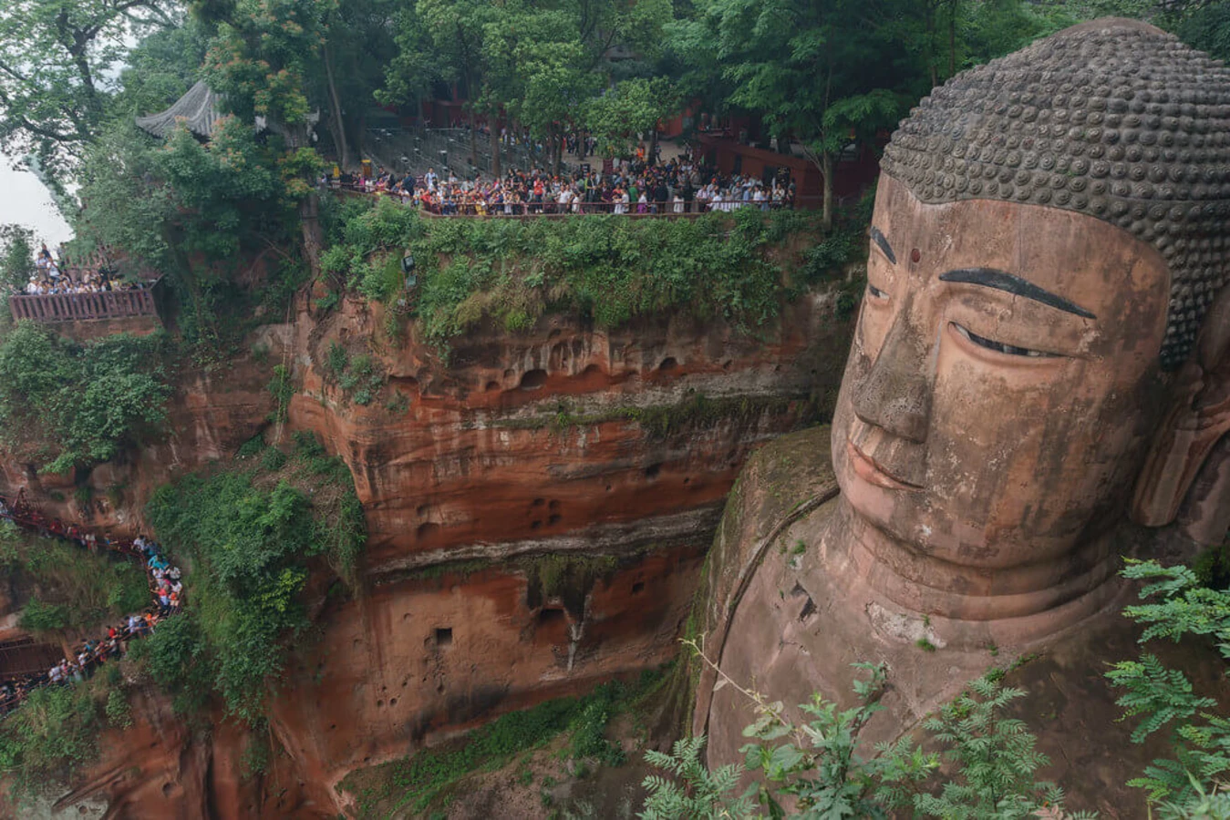 Grand Bouddha de Leshan, Chine