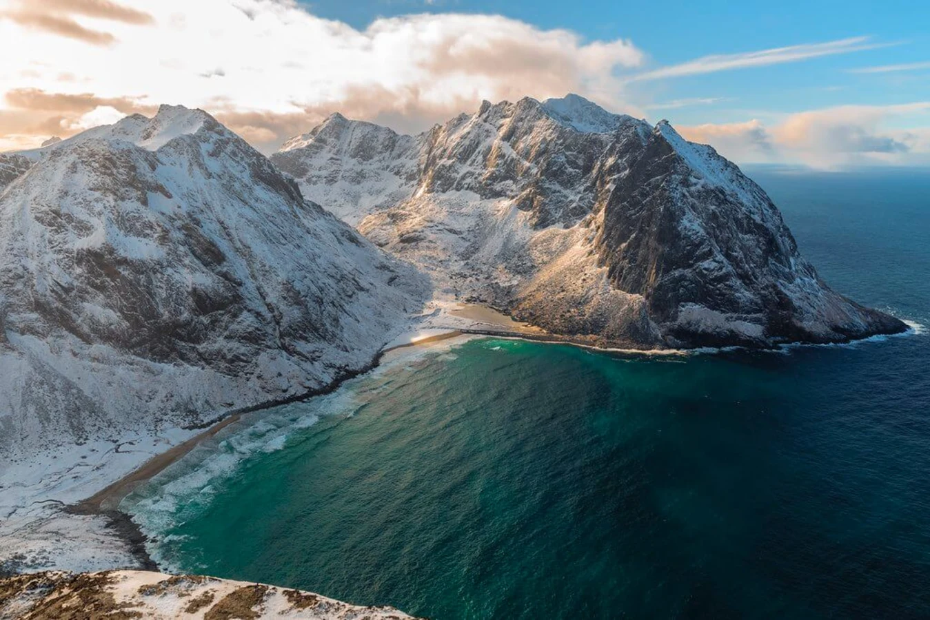 Plage de Kvalvika, Norvège