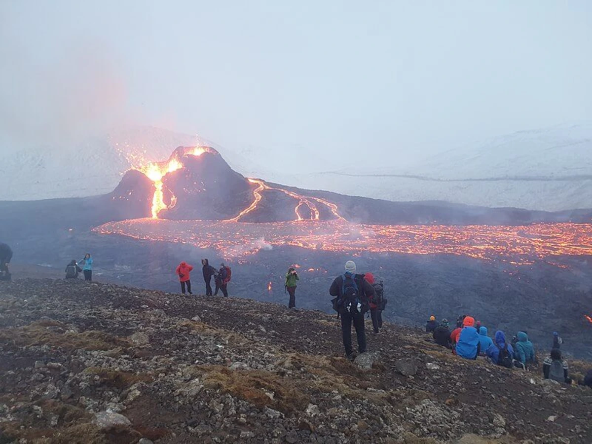 Fagradalsfjall, Islande