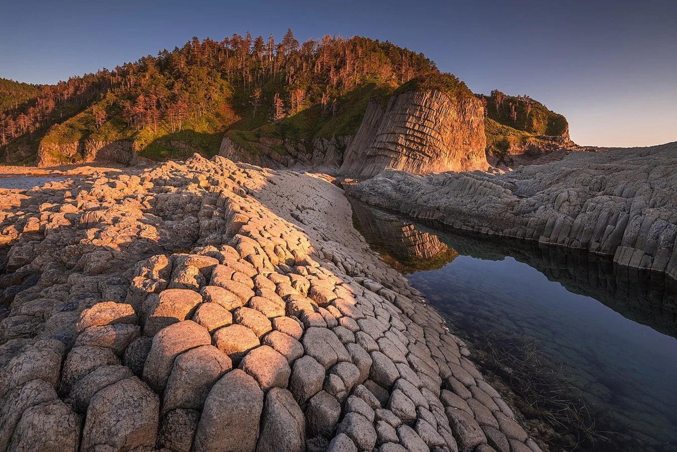 Cap Stolbchaty, Russie