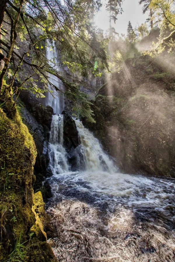 Plodda Falls, Écosse