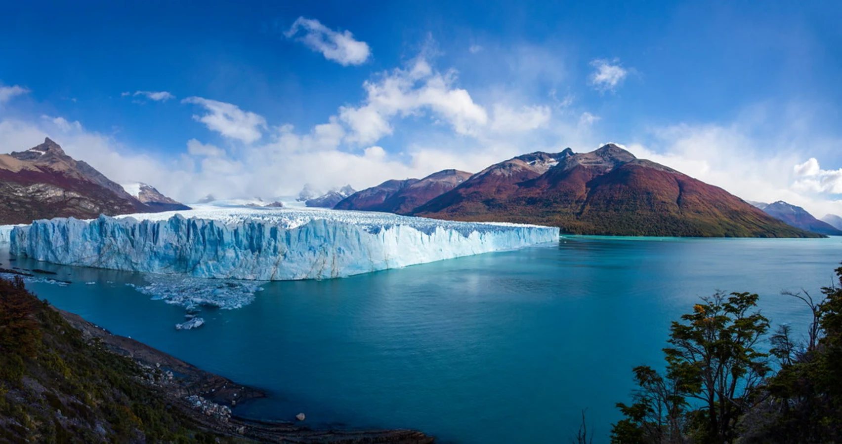 Lac Argentino, Chili, Argentine
