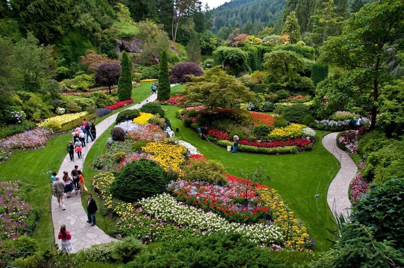 Jardins Butchart, Canada