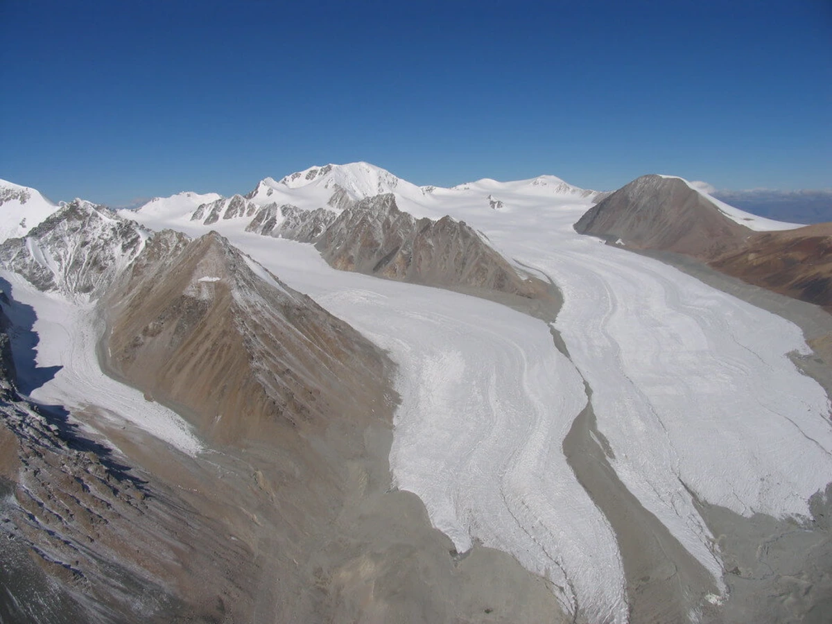 Glacier Potanine, Mongolie
