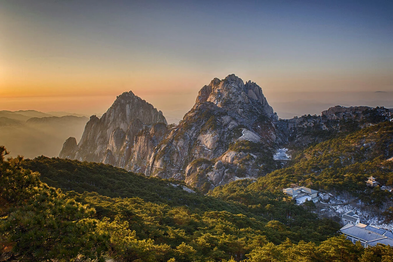 Monts Huang, Chine