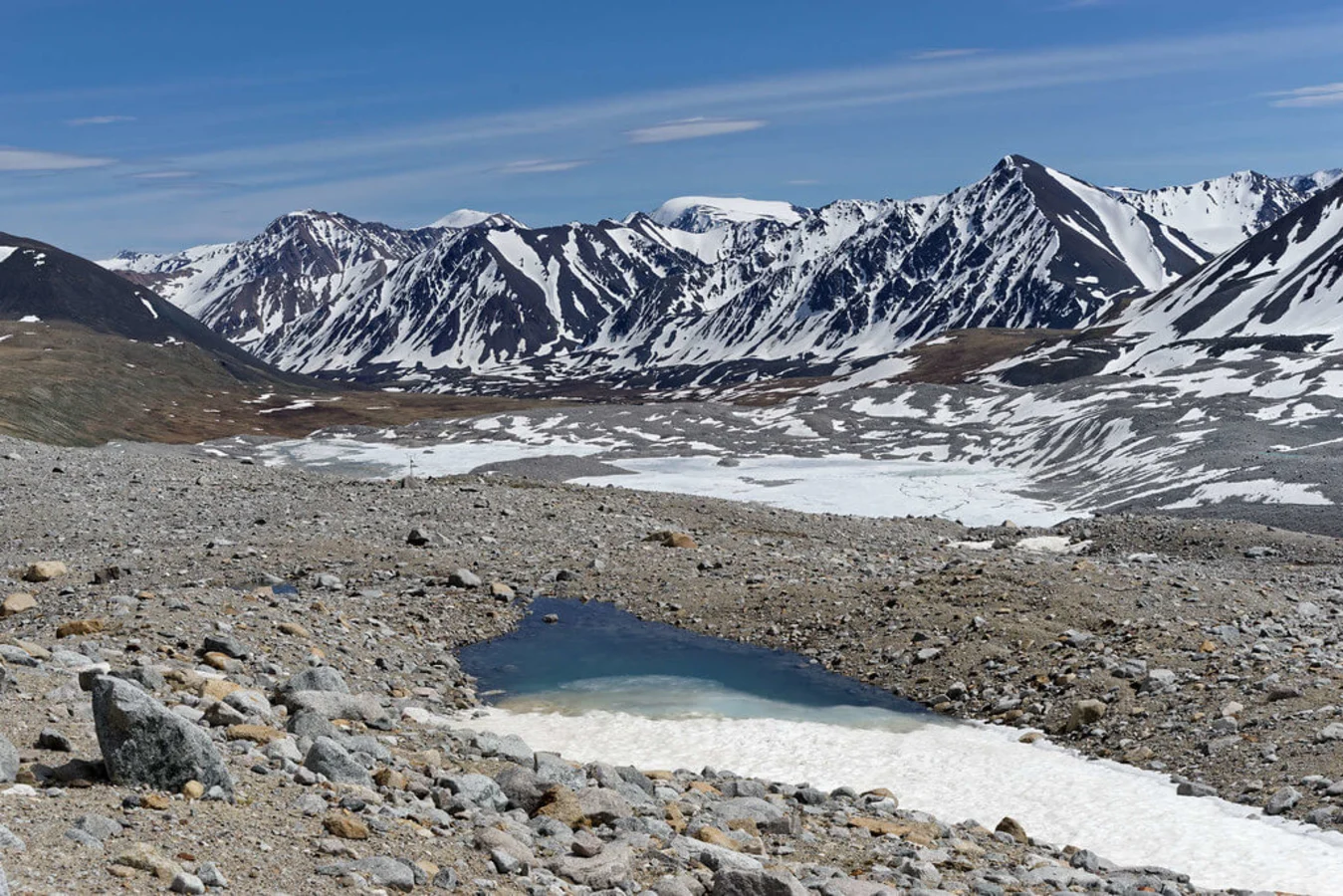 Glacier Potanine, Mongolie
