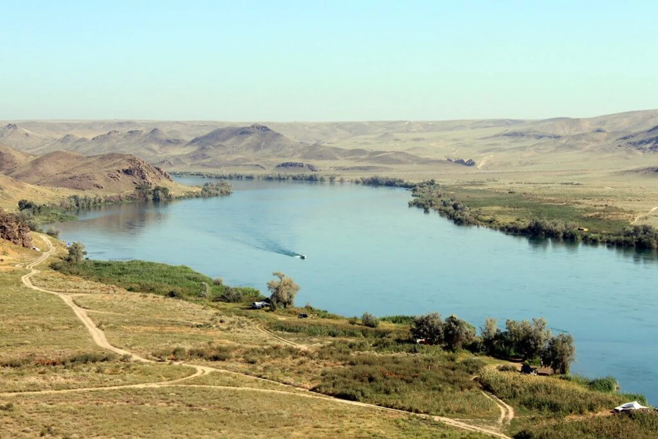Rivière Ili, Chine, Kazakhstan