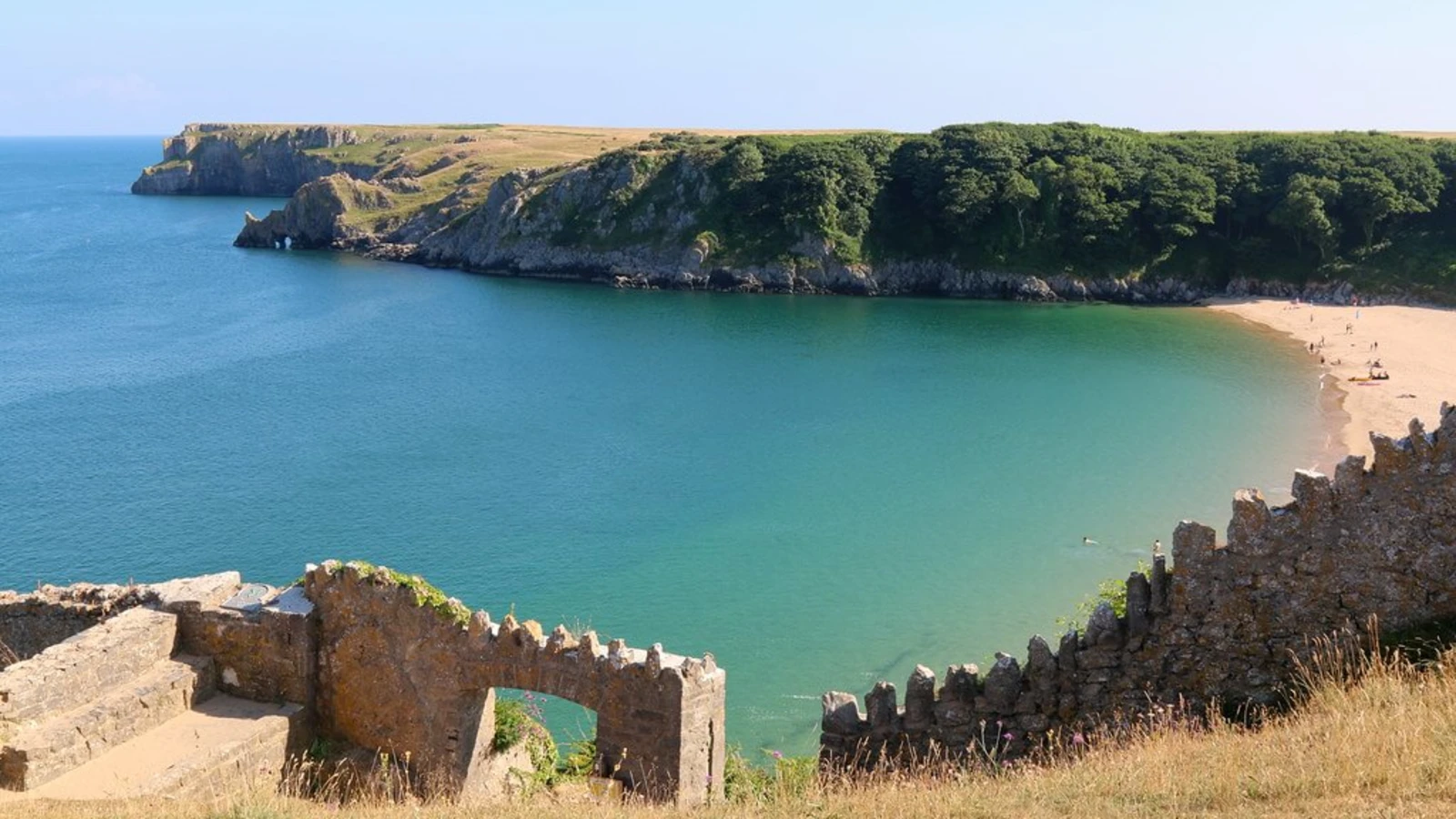 Baie de Barafundle, Pays de Galles