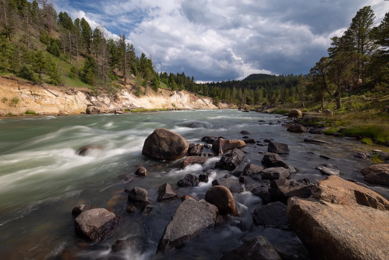 Yellowstone River, États-Unis, États-Unis, États-Unis