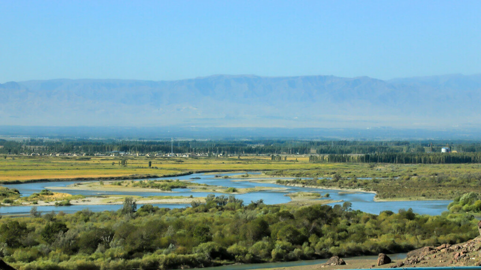 Rivière Ili, Chine, Kazakhstan