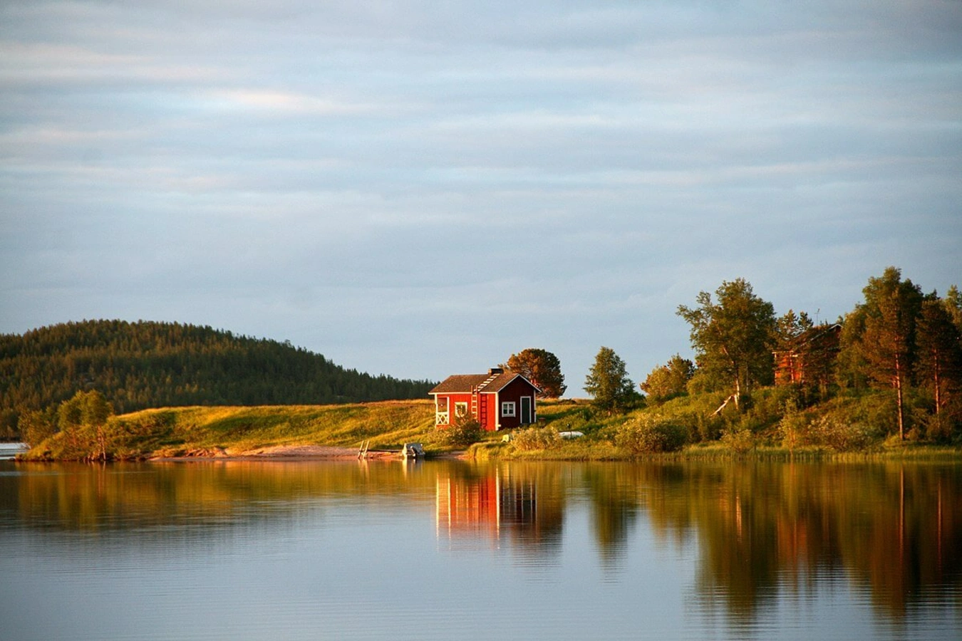 Lac Inari, Finlande