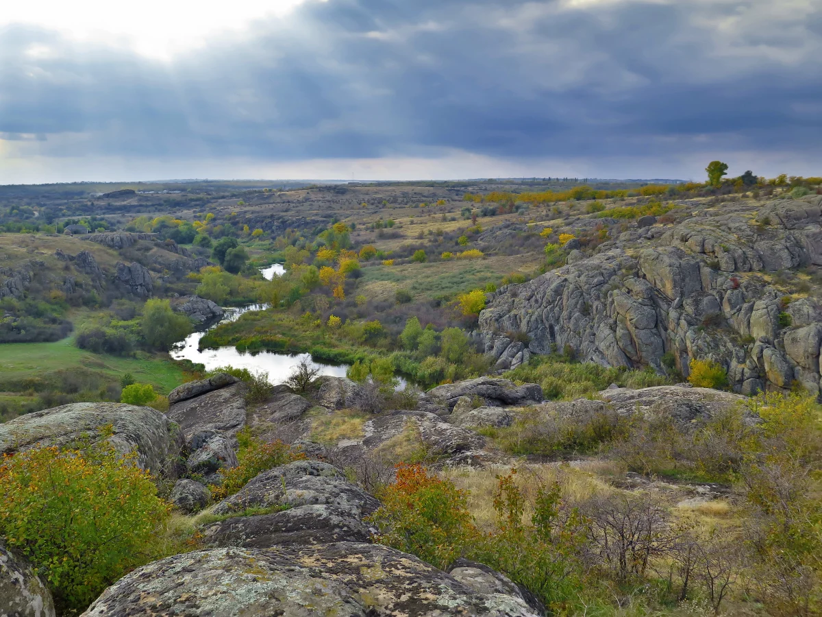 Canyon d'Aktove, Ukraine
