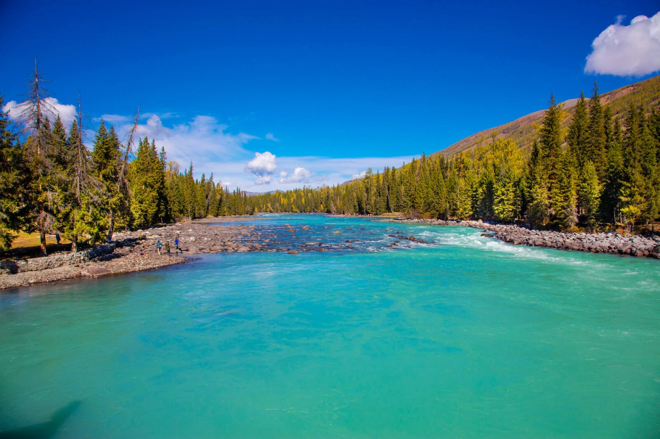Lac Kanas, Chine
