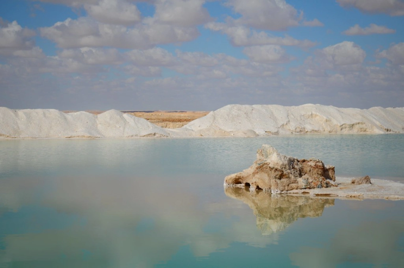 Lacs salés de Siwa, Égypte