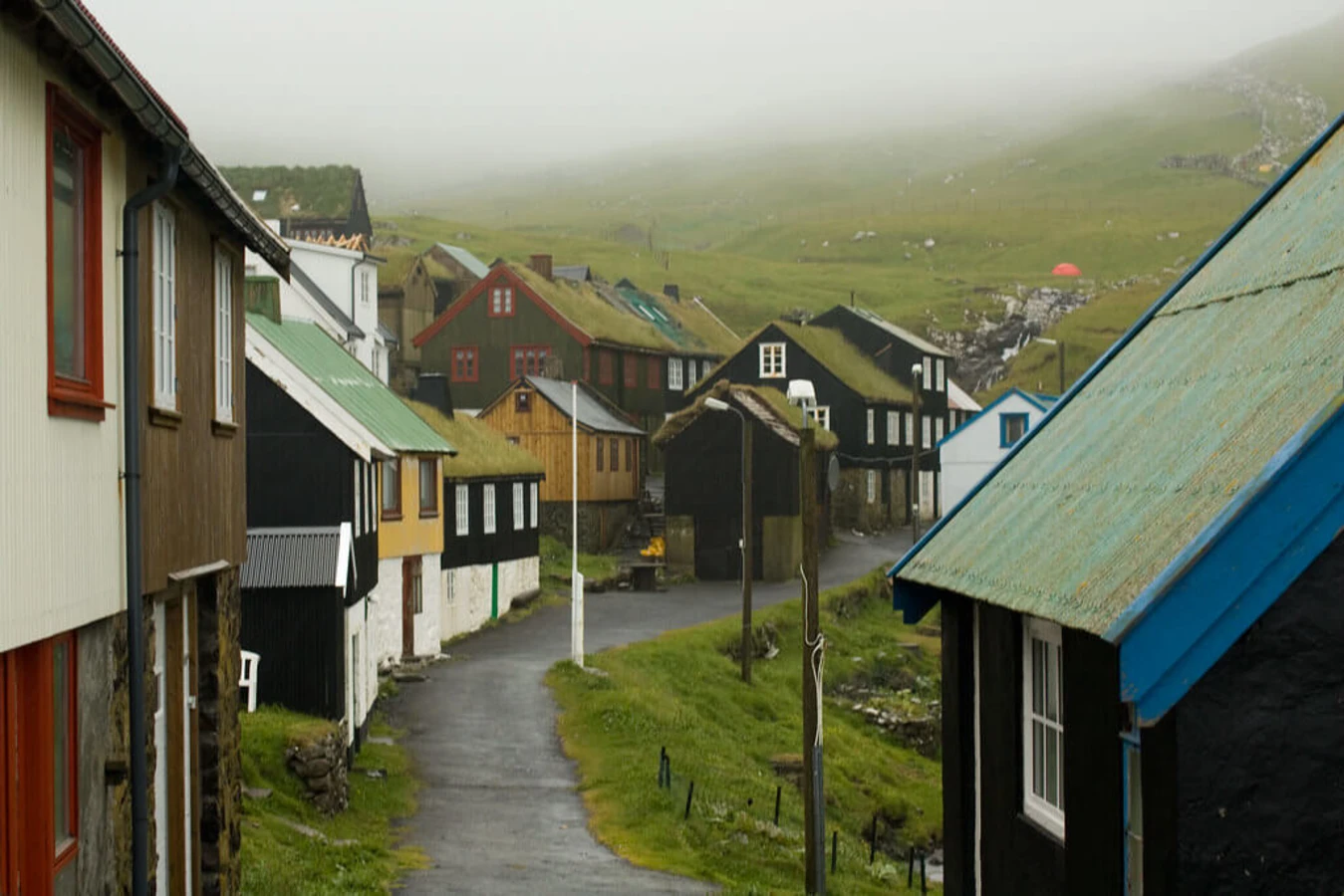 Village de Mykines, Îles Féroé