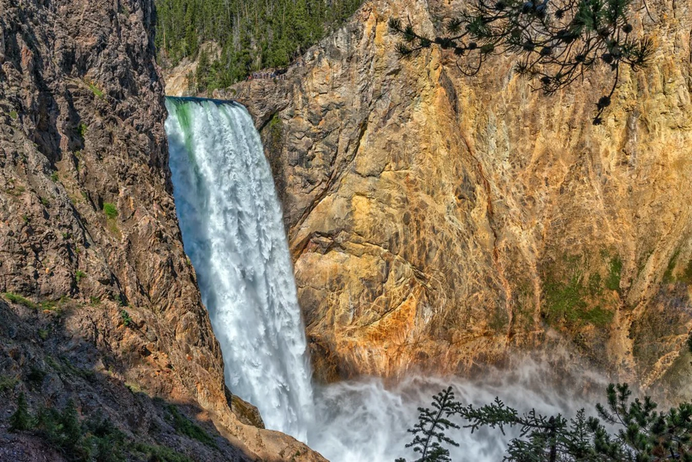 Chutes Yellowstone, États-Unis