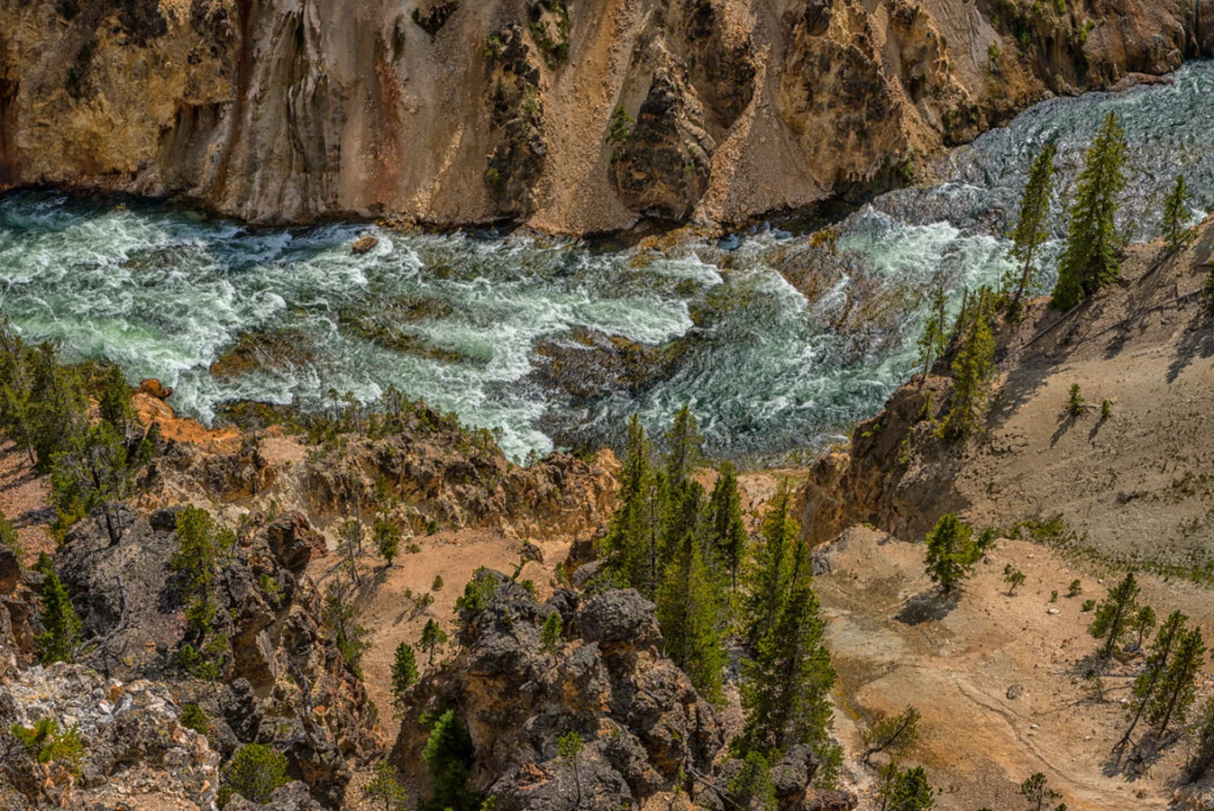 Yellowstone River, États-Unis, États-Unis, États-Unis