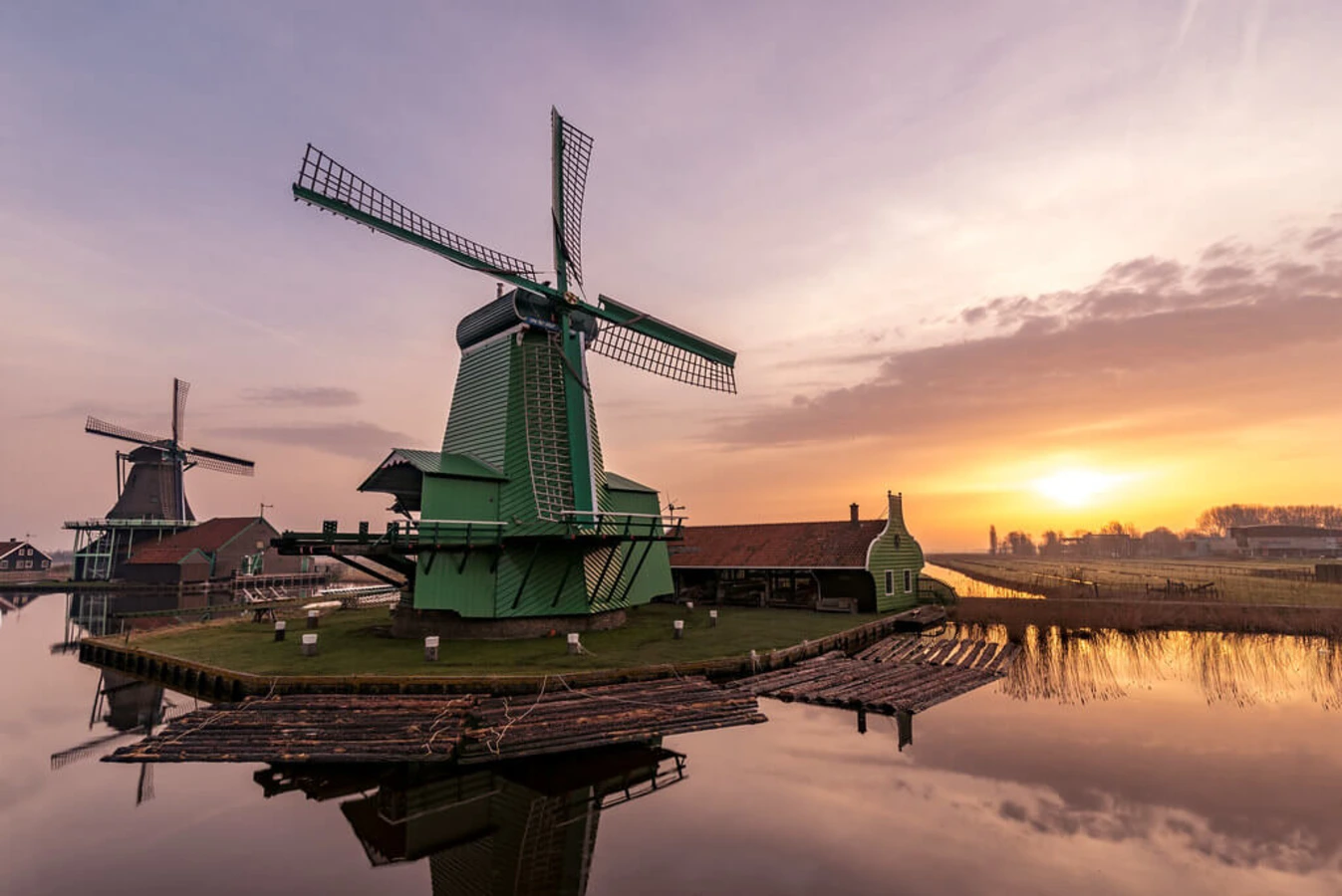 Moulins de Zaanse Schans, Pays-Bas