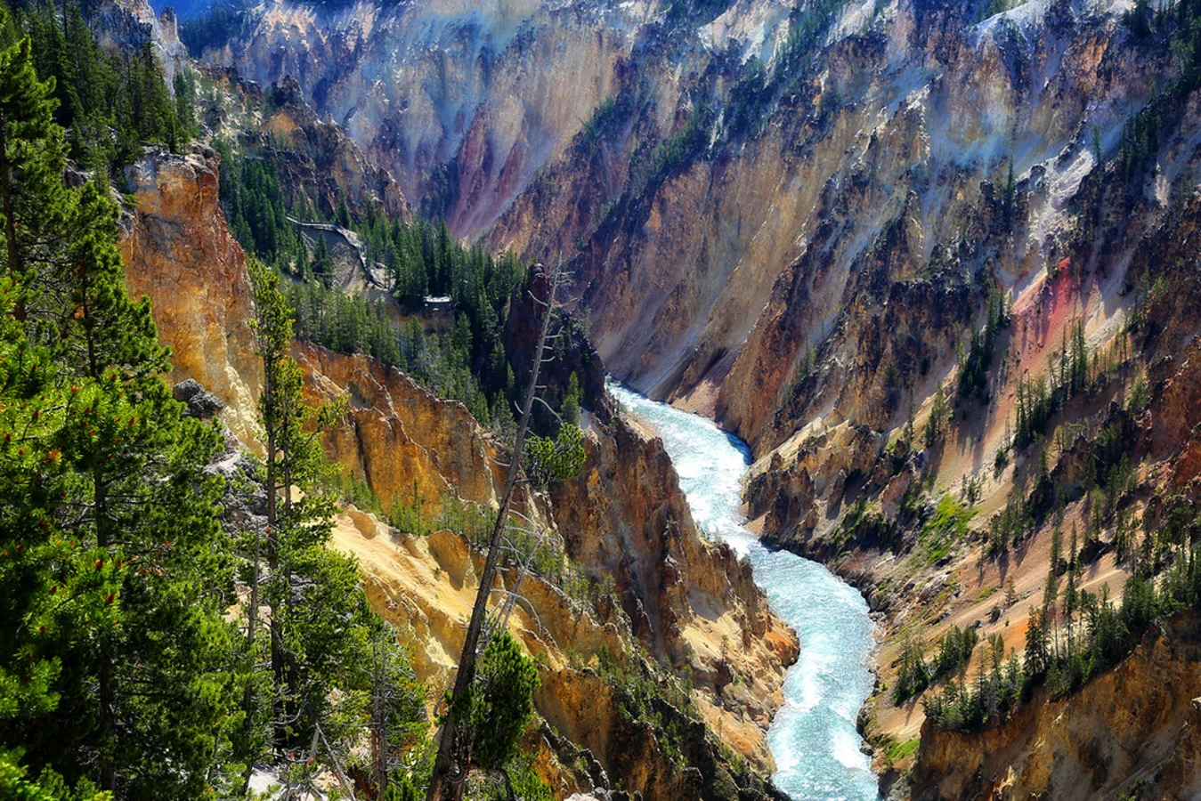 Grand Canyon de Yellowstone, États-Unis