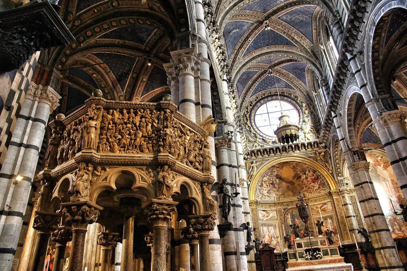 Cathédrale Santa Maria Assunta de Sienne, Italie