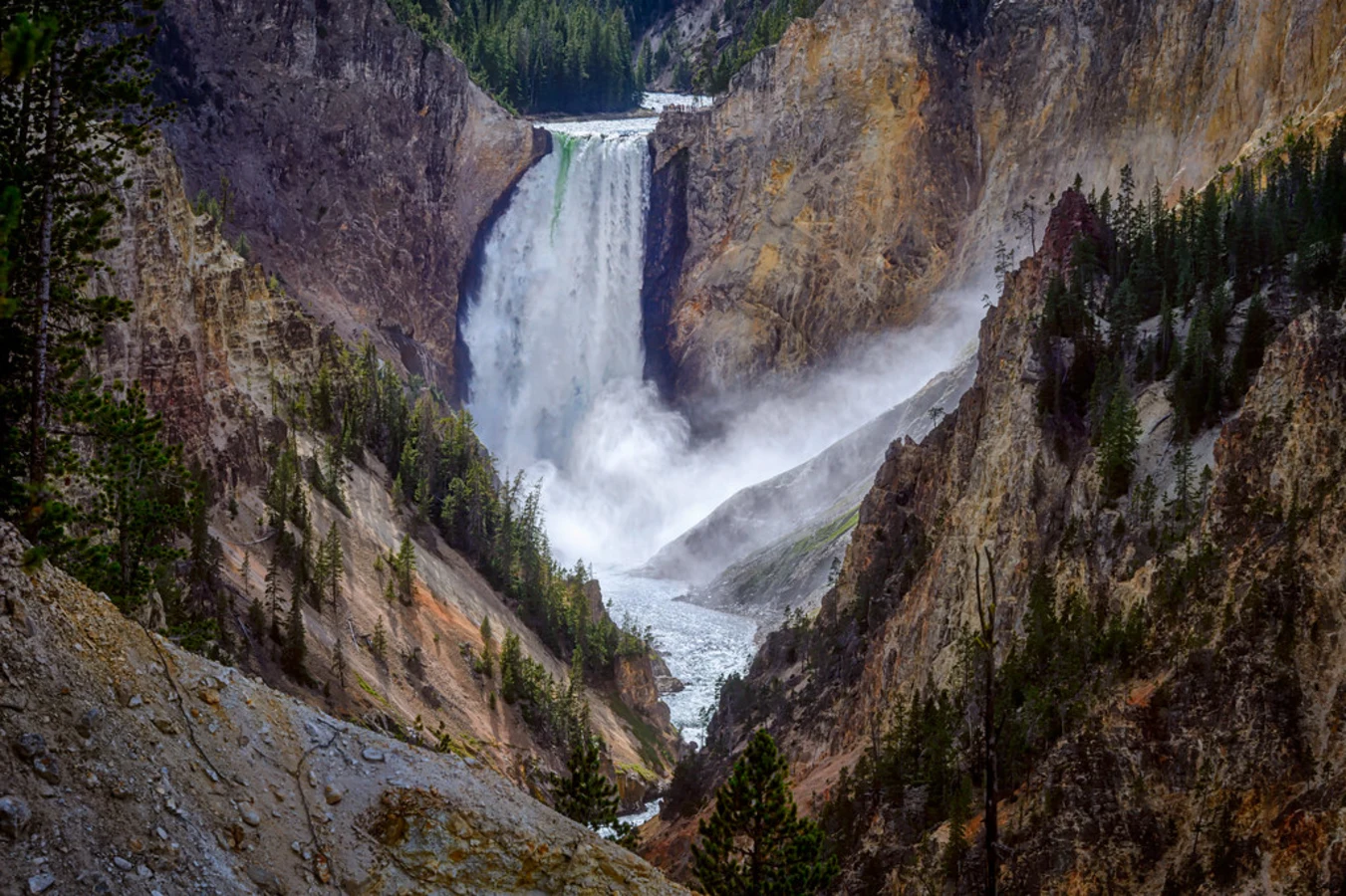 Chutes Yellowstone, États-Unis