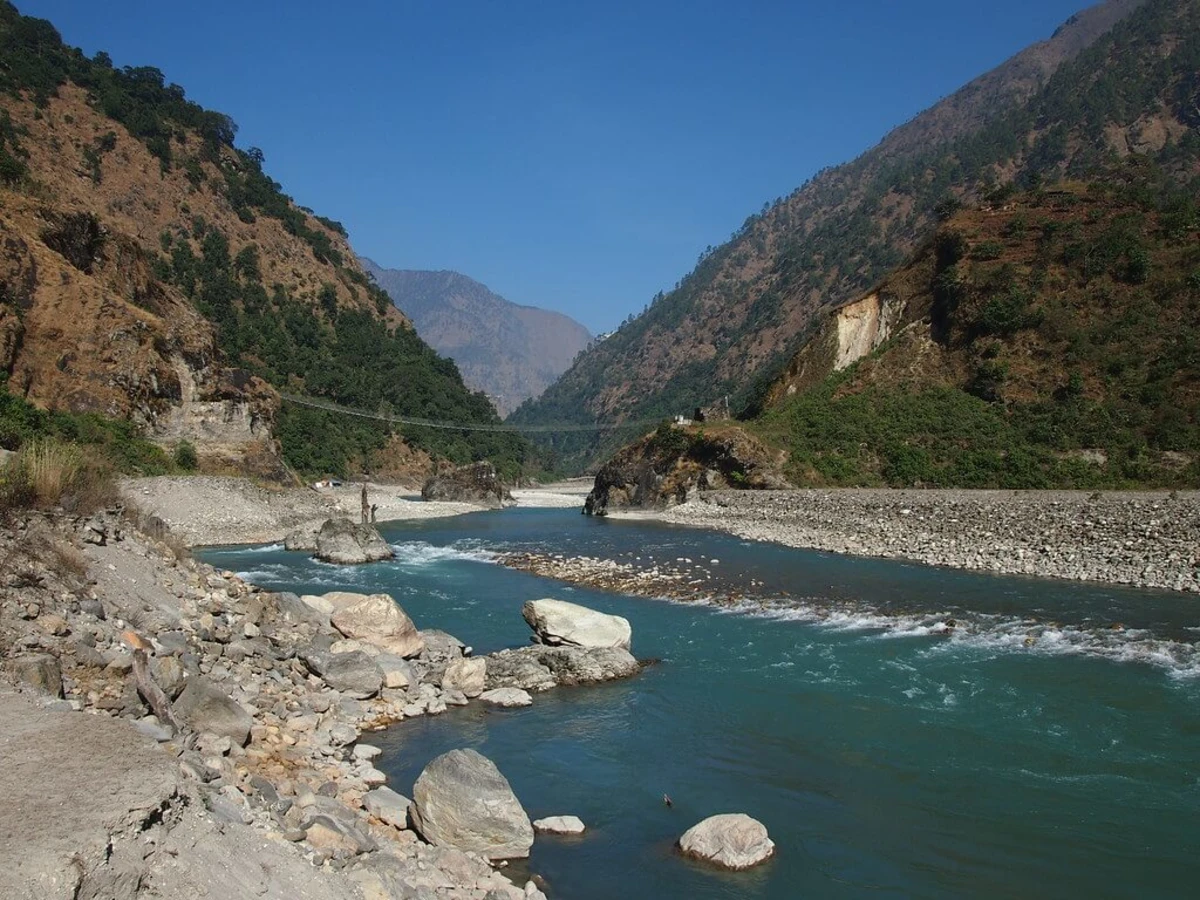 Kali Gandaki, Chine, Népal, Inde, Népal