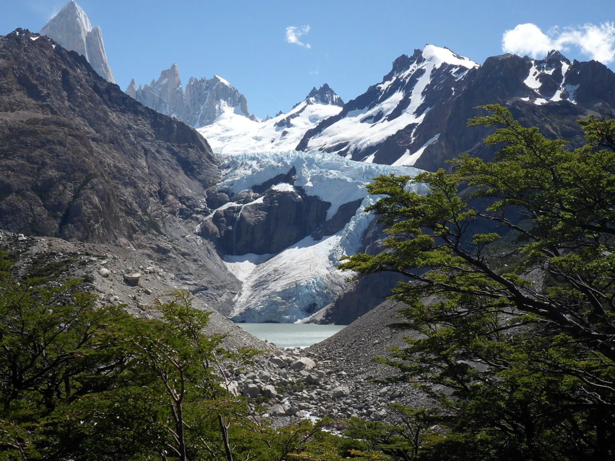 Mirador del Glaciar Piedras blancas, Chili, Argentine