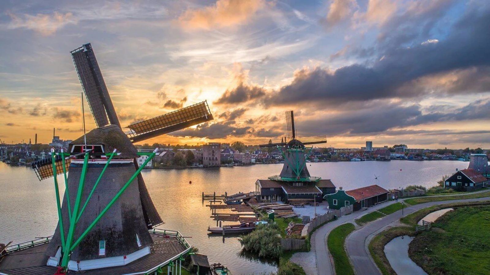 Moulins de Zaanse Schans, Pays-Bas