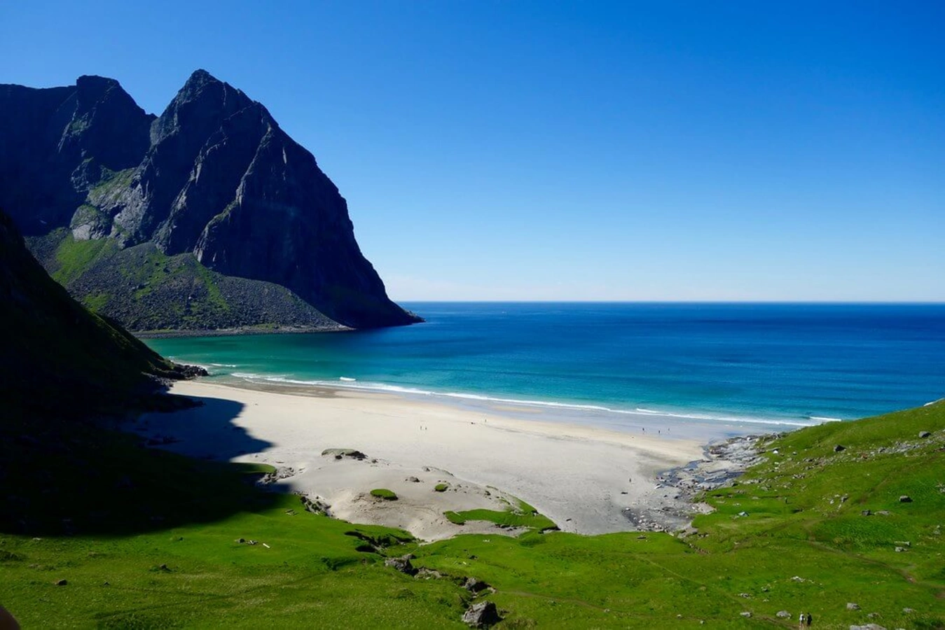 Plage de Kvalvika, Norvège
