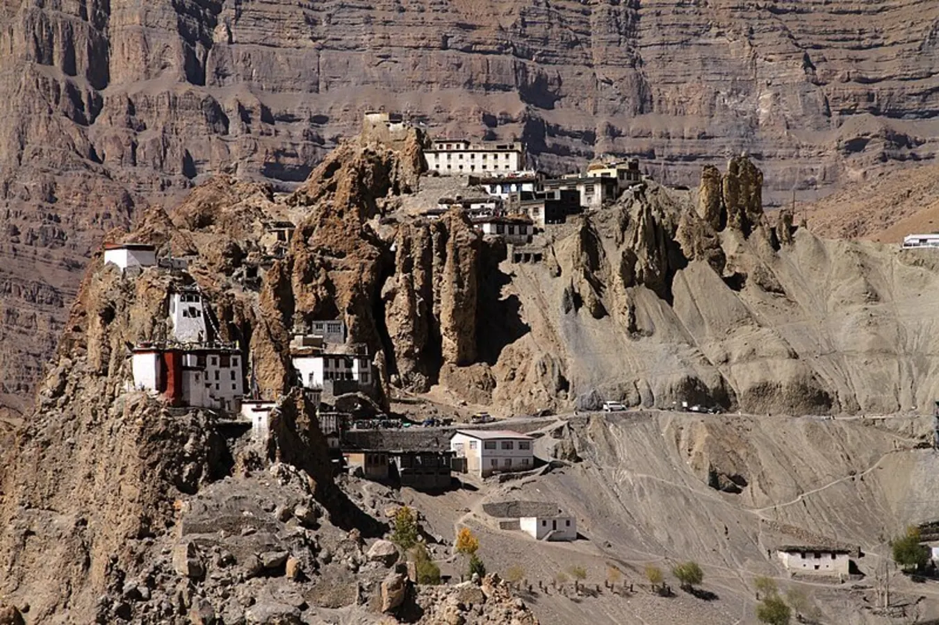 Dhankar Gompa, Inde