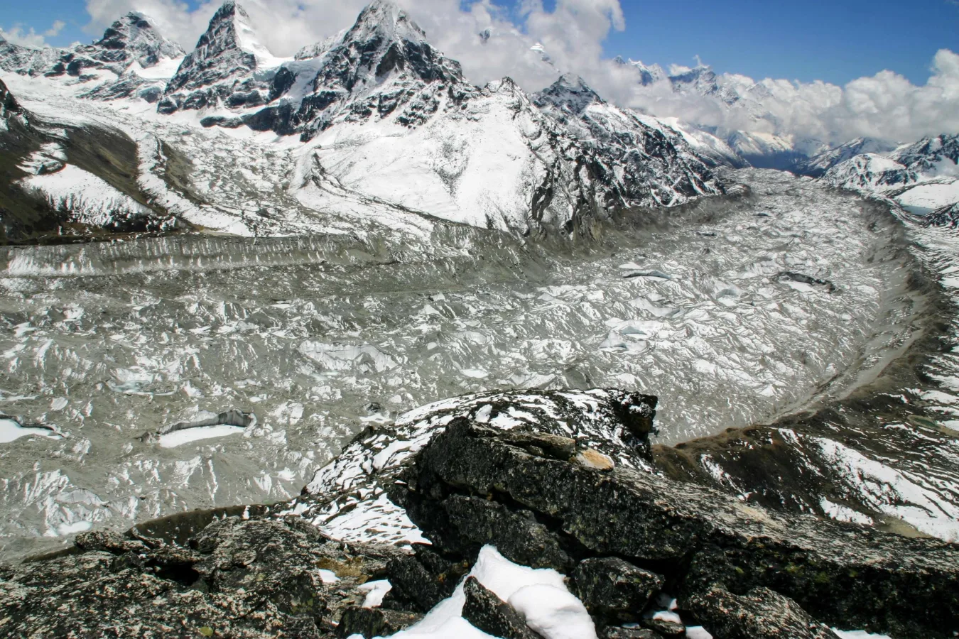 Glacier de Ngozumpa, Népal
