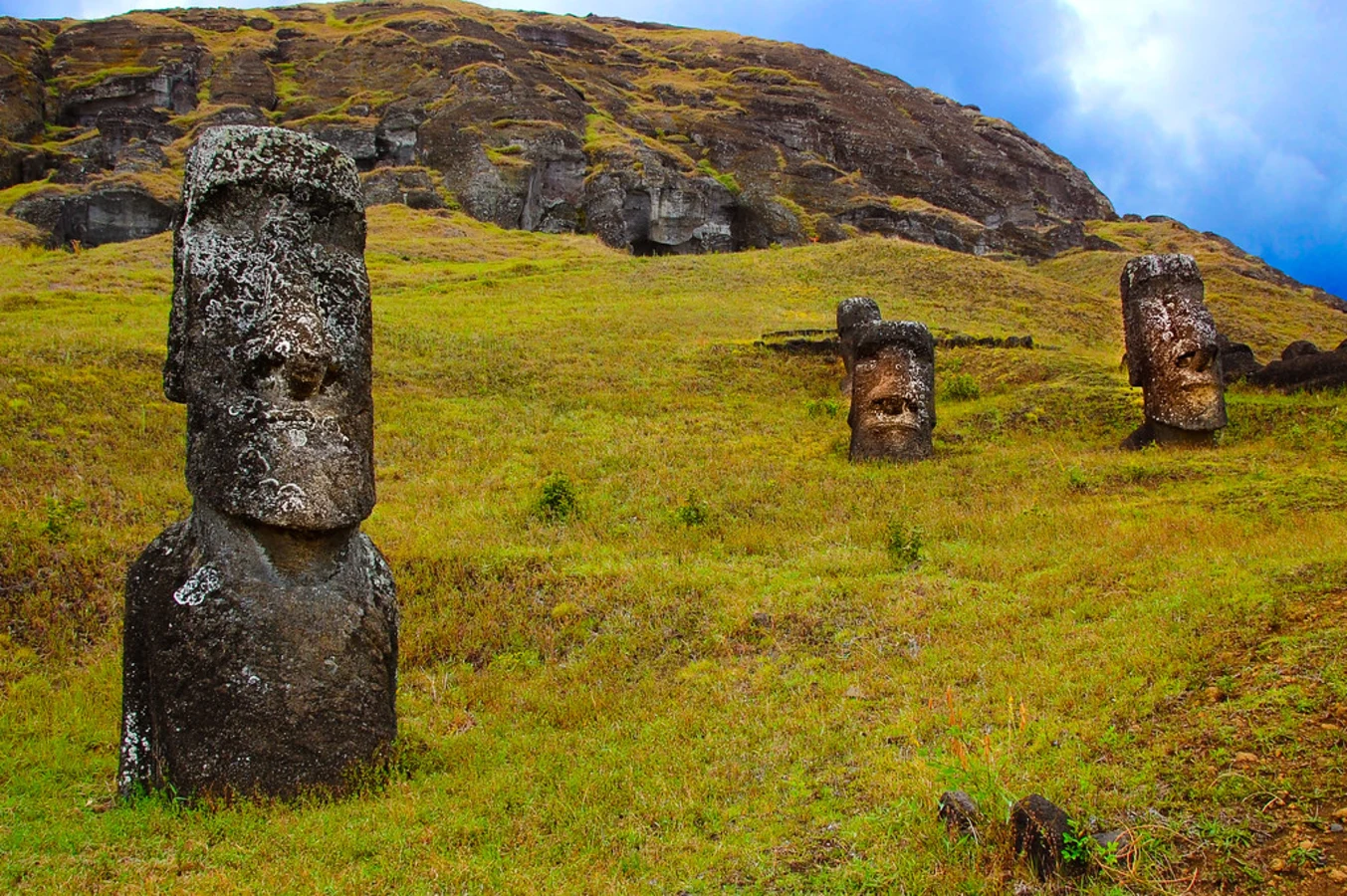 Rano Raraku, Chili, Île de Pâques