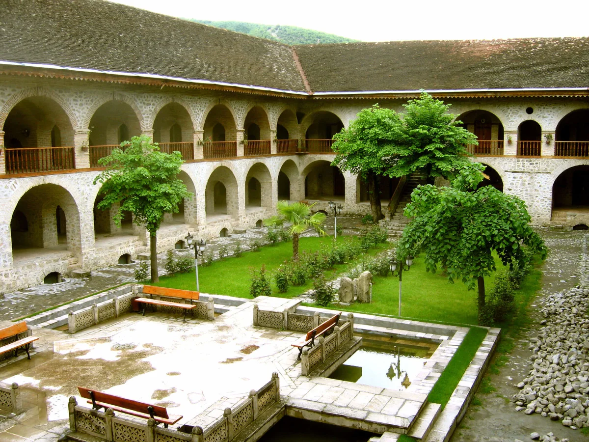 Caravanserail de Shaki, Azerbaïdjan